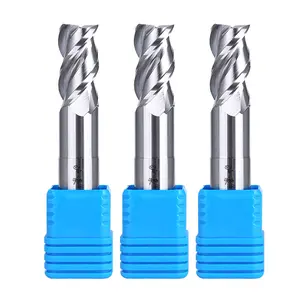 HUHAO AX38 Cnc Cutting Tools 3 Flutes HSS Milling Cutter Straight Shank End Mill For Aluminum H04232601