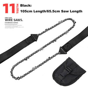 Lfedc เลื่อยลวดเครื่องมืออเนกประสงค์, อุปกรณ์ช่วยชีวิตปีนเขาแบบพกพาขนาด41นิ้ว11ซี่ - Product Image 5