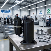 Climatiseur split électrique Hitachi Rotary R32 à inverter, solaire, avec compresseur en acier inoxydable, pour usage industriel et domestique