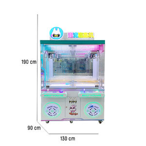 Riteng Super Nice Kids Mini Prize Catcher Arcade Claw Game Machine Multi Color 2 Player Mini Doll Toy Claw Machine para adultos - Product Image 2