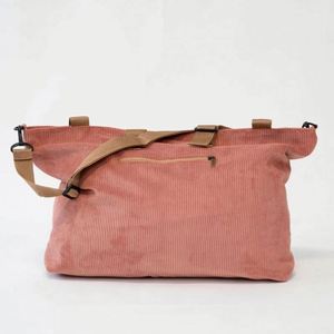 Bolsa de Viaje Personalizada de Pana para Fin de Semana, Bolsa de Pana para Pasar la Noche, Bolsas de Viaje de Pana - Product Image 2