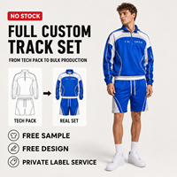 Ensemble de survêtement IKDEER personnalisé à blocs de couleur, haut à col montant et demi-zip avec short à cordon de serrage pour le sport, la rue et le quotidien