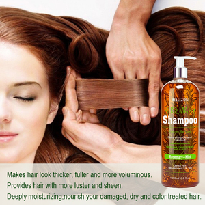 Champú Nutritivo de Romero Natural para Control de Grasa, Frescura Duradera, Engrosamiento y Crecimiento del Cabello - Product Image 4