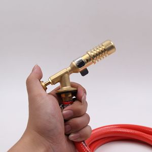 Tuyau de torche au propane entièrement en cuivre avec valve pour le soudage et la brasage de bouteilles de gaz - Product Image 2
