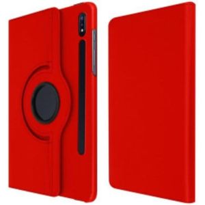 Custodia Protettiva Regolabile in Ecopelle Rossa per Tab S7 11\" T870/T875 e Modelli iPad - Product Image 1