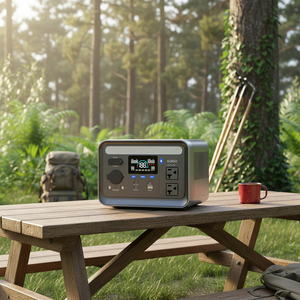<b>Portable</b> Power Station 300W 288Wh LiFePO4 Battery Solar-<b>Generator</b> with Pass-Through Charging AC Outlet <b>for</b> <b>Camping</b> - Product Image 6