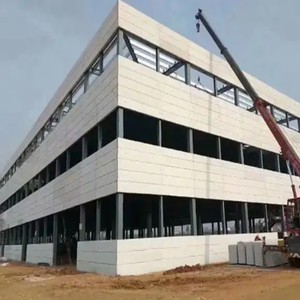Bâtiments et entrepôts préfabriqués en structure acier à assemblage rapide, portables, pour projets de stations-service à auvent gazéifié, conformes aux normes CE - Product Image 6