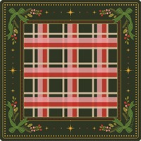 Coffret de tuiles de mahjong en acrylique de luxe moderne, motif Casse-Noisette Doré, pour Noël, fêtes à domicile et réunions de famille, Marque QIQU