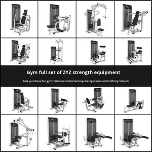 Attrezzatura Speciale da <span class=keywords><strong>Palestra</strong></span> Set Completo Chest Press con Carico a Piastre, Trazione Alta e Bassa, Allenamento Spalle e Schiena, Forza Completa - Product Image 1