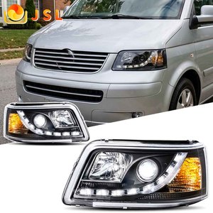 Ensemble de phares JSL, feux de jour à LED, feux de signalisation, phares avant pour Volkswagen VW <span class=keywords><strong>T5</strong></span> Caravelle Multivan 2003 - <span class=keywords><strong>2009</strong></span> - Product Image 1