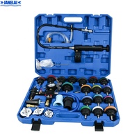 Kit de test de fuites du système de refroidissement automobile en alliage d'aluminium 28 pièces, jauge de pression de radiateur, outil de diagnostic, ensemble d'outils, boîte à outils