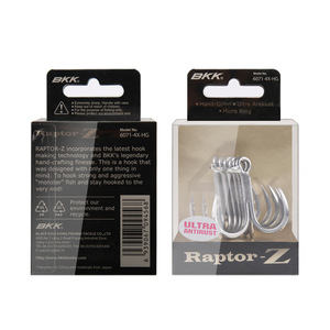 Hameçon de pêche en eau salée à trois pointes Raptor-Z, taille 3/0, ultra antirouille, super résistant pour utilisation en mer - Product Image 5