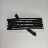 Tuyau de radiateur moteur SAE J20 R3 1/2'', en caoutchouc EPDM noir, pour liquide de refroidissement, tuyau de raccordement du chauffage pour excavatrices