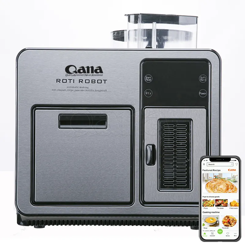 آلة صنع الكريب روتي روتي روتي كهربائية غير لاصقة من مصنع QANA للبيع بالجملة ماكينة صنع الكريب الآلية لأغراض المطبخ