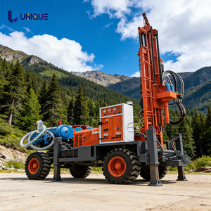 Rubber Crawler Type Water <b>Well</b> UY200 Drilling Rig with Diesel Engine Rotary Max 300m Depth Pump & Motor Competitive Price - Product Image 1