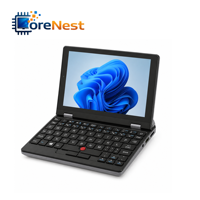 Mini Laptop CoreNest de 7 Pulgadas con Pantalla Táctil, Intel N95, 8GB/16GB/32GB RAM, Portátil Ultra Ligero para Viajes de Negocios
