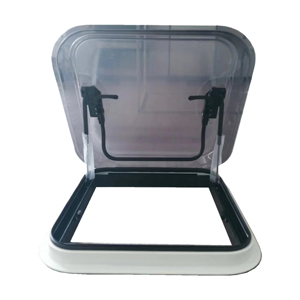 2024 TONGFA 450-400mm camping-car caravane camping-car remorque en alliage d'aluminium acrylique arrondi RV <span class=keywords><strong>toit</strong></span> <span class=keywords><strong>ouvrant</strong></span> remplacement - Product Image 1