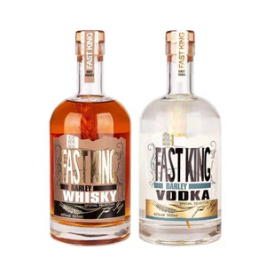 Botella de vidrio vacía de 1 litro, 1,75 litros, para <span class=keywords><strong>Vodka</strong></span>, esmerilado, gran oferta - Product Image 5