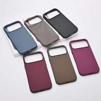 Casing Ponsel Hybrid Magnetik Berbahan Kain Tenun Teknologi Soft Touch untuk iPhone 18 Pro Max, Slim Fit dengan Pembukaan Tombol AI Presisi