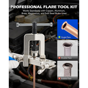 Kit de Herramientas de Abocardado y Expansión Orion Motor Tech para Tuberías HVAC, Kit de Herramientas de Abocardado de 45 Grados -3/4" con Adaptadores de Expansión - Product Image 2