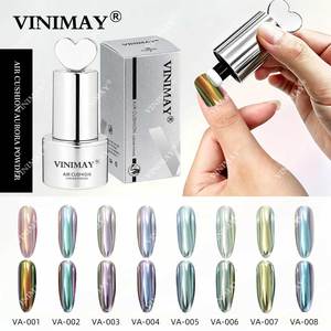 Vinimay Nuevo Concepto Polvo Cromado Aurora con Efecto Cojín de Aire, 8 Estilos, Etiquetas Privadas Personalizadas, Polvo Mágico Espejo para Diseño de Uñas - Product Image 2
