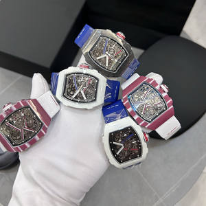 Nouvelle montre de luxe pour homme de haute qualité 2025 YRM67-02 38.7x47.52 Montre mécanique pour homme en fibre de carbone tendance - Product Image 2