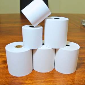 Venta Directa de Fábrica, Rollo de Papel Térmico para Impresora de Recibos de 3 1/8 2 1/4 80mm 57mm, Rollo de Papel para Caja Registradora para POS/ATM - Product Image 1