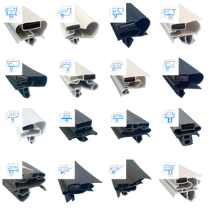 Công nghiệp tủ đông cửa Gasket con dấu linh hoạt PVC/TPE dải cho tủ lạnh tủ lạnh với tăng cường niêm phong - Product Image 2