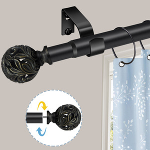 Nghệ thuật Deco thiết kế dễ dàng cài đặt chống gỉ sắt di động tắm Rod trang trí tắm Rod - Product Image 5