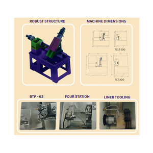เครื่องกลึงซีเอ็นซีความแม่นยำสูง TCLT 100 สำหรับงานกลึงโลหะอัตโนมัติ เจาะเกลียว และเครื่องจักรอุตสาหกรรมที่มีความแม่นยำสูง - Product Image 3