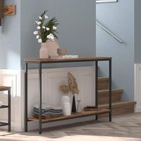 Console d'entrée moderne de luxe en MDF écologique avec base en tréteaux pour salon