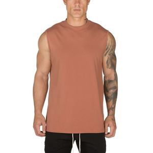 Camiseta Deportiva de Verano para Hombre, sin Mangas, con Logotipo Personalizado, 100% Algodón, Cuello Redondo, al por Mayor - Product Image 6