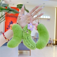 Creatieve Bittere Meloen Superzacht Pluche Speelgoed Hangertje Veelzijdige Groente Fruit Decoratie Grappige Uitdrukking Voedsel Grabber Pop Model