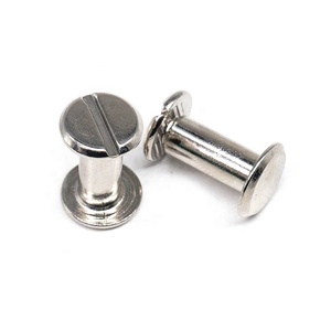 Vis plaquées carbone nickelé <span class=keywords><strong>Rivet</strong></span> à tête plate mâle femelle en aluminium personnalisé Rivets à vis à filetage interne semi-<span class=keywords><strong>tubulaire</strong></span> - Product Image 4
