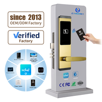 Système numérique de serrure de porte d'hôtel d'acier inoxydable avec la sauvegarde d'encodeur de carte de logiciel de gestion d'hôtel avec la clé mécanique