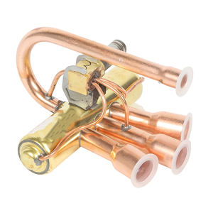 Vanne en laiton à quatre voies pour système de climatisation pour échange de chaleur et de froid - Product Image 5