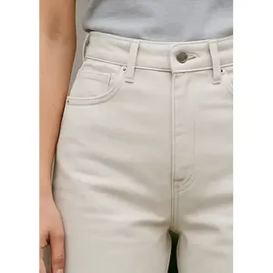 Pantaloni a Gamba Larga da Donna Adrenaline, Vita Alta, Antirughe, in Gabardine Elasticizzata, 5 Tasche - Product Image 6