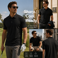 Chemises Polo de Golf Personnalisées JNEI 150gsm, Protection UV, Séchage Rapide, Coutures Collées pour les Marques de Vêtements de Sport