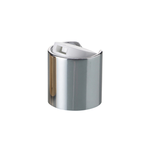 Bouchon de bouteille de couvercle en aluminium argenté brillant à faible quantité minimale de commande 24/410 - Product Image 6