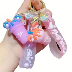 Factory Direct Price Boba Keychain Custom Boba Milk Tea Soft 3d Pvc Drink Keychain Professional Manufacturer - Product Image 1