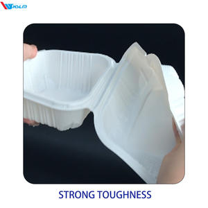 Rectángulo 8 Pulgadas 3 Compartimentos Desechable Plástico Contenedor de Alimentos Flip-top <span class=keywords><strong>Restaurante</strong></span> Take-out Desechable Fiambrera - Product Image 5