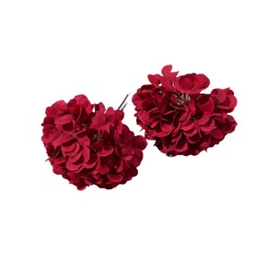 Bouquet d'hortensias artificiels en soie, fleurs réalistes pour mariage et décoration intérieure, moulage par injection K-2 - Product Image 5