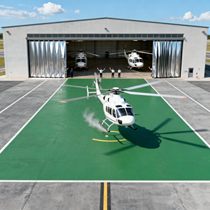 Bas coût 500m² structure acier Hangar Aéroport Entrepôt maintenance avions Kenya - Product Image 4