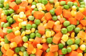 Vegetales <span class=keywords><strong>Congelados</strong></span> Mixtos de Tres Colores al Estilo Americano - Granos de Maíz, Guisantes Verdes, Zanahorias, Saludables, Listos para Comer, Empaque a Granel - Product Image 3