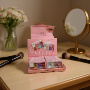 ซานิเย อายแชโดว์ พาเลทท์ E0841 มัลติคัลเลอร์ ไฮ พิกเมนท์ มิเนอรัล ชิมเมอร์ เมคอัพ สำหรับดวงตา - Product Image 2