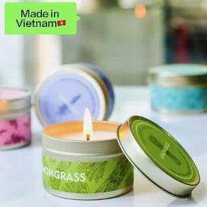 Velas aromáticas de cera de soja natural con latas de viaje portátiles para Diwali Día del Padre y celebraciones de Pascua Aceites esenciales para bares - Product Image 1