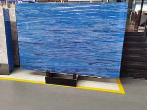 Losas <span class=keywords><strong>de</strong></span> Mármol Azul Marino Natural para Muebles <span class=keywords><strong>de</strong></span> Lujo y Escaleras Interiores - Product Image 5