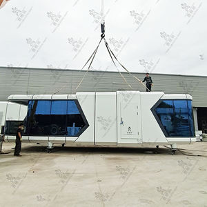 Maison capsule en acier écologique extensible, préfabriquée, villa, serre, remorque, petite cabane, <span class=keywords><strong>Airbnb</strong></span>, séjour, complexe hôtelier - Product Image 4