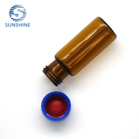 Échantillon gratuit Flacon échantillonneur automatique de 2ml flacons hplc en verre couleur ambre pour usage en laboratoire