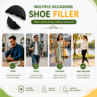 Rembourrages ajustables pour l'embout des chaussures, pour chaussures trop grandes et amples, réduisent les douleurs aux pieds pour un meilleur ajustement, pour hommes et femmes, usage quotidien